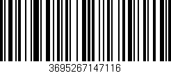 Código de barras (EAN, GTIN, SKU, ISBN): '3695267147116'