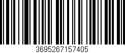 Código de barras (EAN, GTIN, SKU, ISBN): '3695267157405'