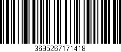 Código de barras (EAN, GTIN, SKU, ISBN): '3695267171418'
