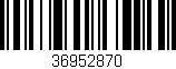 Código de barras (EAN, GTIN, SKU, ISBN): '36952870'