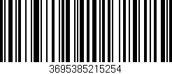 Código de barras (EAN, GTIN, SKU, ISBN): '3695385215254'