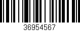 Código de barras (EAN, GTIN, SKU, ISBN): '36954567'