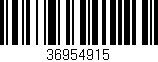 Código de barras (EAN, GTIN, SKU, ISBN): '36954915'