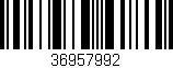 Código de barras (EAN, GTIN, SKU, ISBN): '36957992'