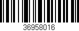 Código de barras (EAN, GTIN, SKU, ISBN): '36958016'