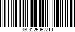 Código de barras (EAN, GTIN, SKU, ISBN): '3696225052213'