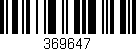Código de barras (EAN, GTIN, SKU, ISBN): '369647'