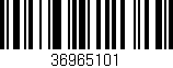 Código de barras (EAN, GTIN, SKU, ISBN): '36965101'