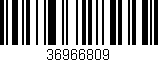 Código de barras (EAN, GTIN, SKU, ISBN): '36966809'