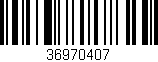 Código de barras (EAN, GTIN, SKU, ISBN): '36970407'