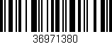 Código de barras (EAN, GTIN, SKU, ISBN): '36971380'
