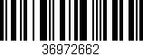 Código de barras (EAN, GTIN, SKU, ISBN): '36972662'