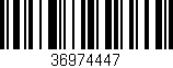 Código de barras (EAN, GTIN, SKU, ISBN): '36974447'