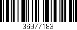 Código de barras (EAN, GTIN, SKU, ISBN): '36977183'