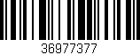 Código de barras (EAN, GTIN, SKU, ISBN): '36977377'