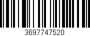 Código de barras (EAN, GTIN, SKU, ISBN): '3697747520'