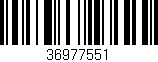 Código de barras (EAN, GTIN, SKU, ISBN): '36977551'