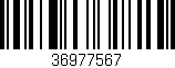Código de barras (EAN, GTIN, SKU, ISBN): '36977567'