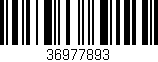 Código de barras (EAN, GTIN, SKU, ISBN): '36977893'