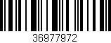 Código de barras (EAN, GTIN, SKU, ISBN): '36977972'