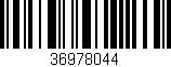 Código de barras (EAN, GTIN, SKU, ISBN): '36978044'