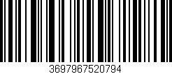 Código de barras (EAN, GTIN, SKU, ISBN): '3697967520794'