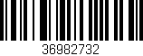 Código de barras (EAN, GTIN, SKU, ISBN): '36982732'