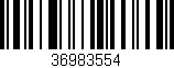 Código de barras (EAN, GTIN, SKU, ISBN): '36983554'