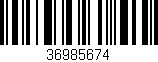 Código de barras (EAN, GTIN, SKU, ISBN): '36985674'