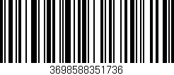 Código de barras (EAN, GTIN, SKU, ISBN): '3698588351736'