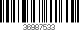 Código de barras (EAN, GTIN, SKU, ISBN): '36987533'
