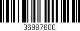 Código de barras (EAN, GTIN, SKU, ISBN): '36987600'