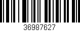 Código de barras (EAN, GTIN, SKU, ISBN): '36987627'