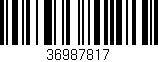 Código de barras (EAN, GTIN, SKU, ISBN): '36987817'