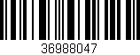 Código de barras (EAN, GTIN, SKU, ISBN): '36988047'