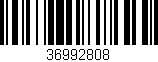 Código de barras (EAN, GTIN, SKU, ISBN): '36992808'