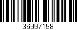 Código de barras (EAN, GTIN, SKU, ISBN): '36997198'