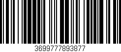 Código de barras (EAN, GTIN, SKU, ISBN): '3699777893877'