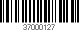 Código de barras (EAN, GTIN, SKU, ISBN): '37000127'