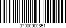Código de barras (EAN, GTIN, SKU, ISBN): '37000800651'