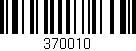 Código de barras (EAN, GTIN, SKU, ISBN): '370010'