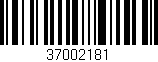 Código de barras (EAN, GTIN, SKU, ISBN): '37002181'