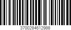 Código de barras (EAN, GTIN, SKU, ISBN): '3700284612988'