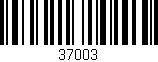 Código de barras (EAN, GTIN, SKU, ISBN): '37003'