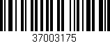 Código de barras (EAN, GTIN, SKU, ISBN): '37003175'