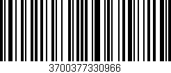 Código de barras (EAN, GTIN, SKU, ISBN): '3700377330966'