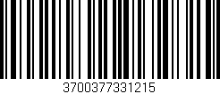 Código de barras (EAN, GTIN, SKU, ISBN): '3700377331215'
