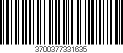 Código de barras (EAN, GTIN, SKU, ISBN): '3700377331635'