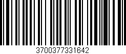 Código de barras (EAN, GTIN, SKU, ISBN): '3700377331642'