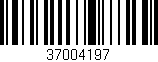 Código de barras (EAN, GTIN, SKU, ISBN): '37004197'